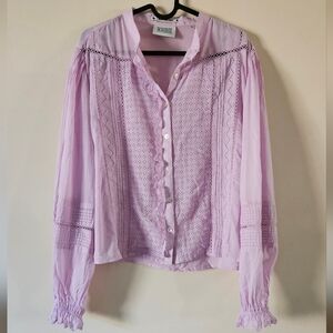 Scotch & Soda Cotton Broderie Shirt